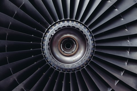 motore di un aereo